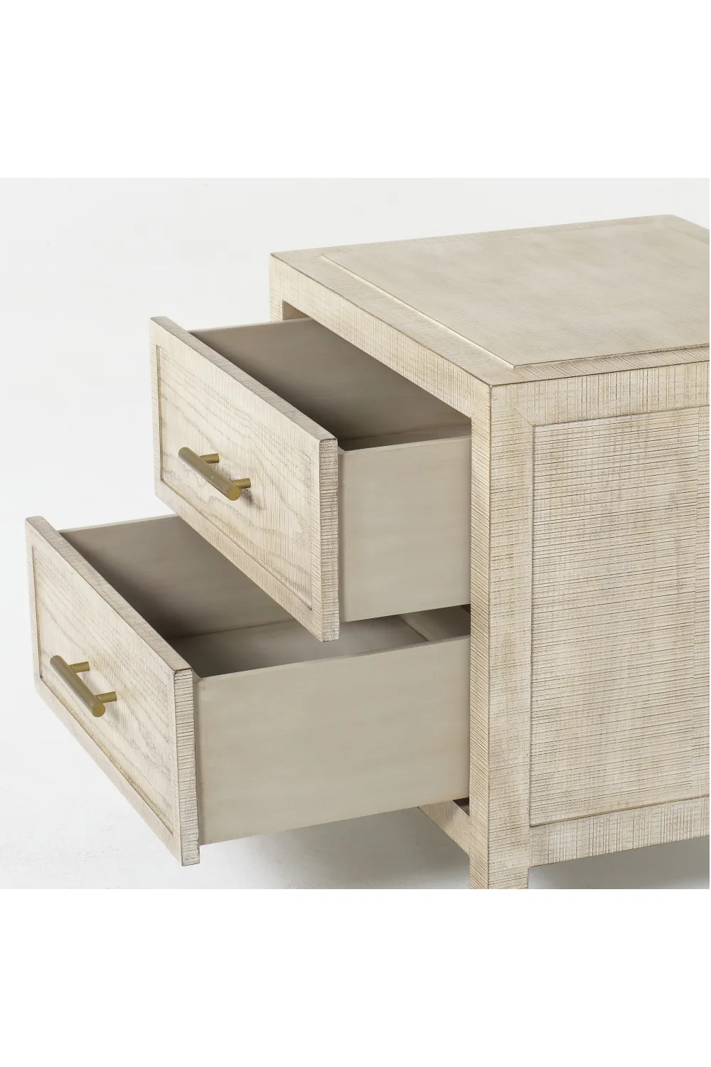 2 Drawer Natural Nightstand | Andrew Martin Raffles