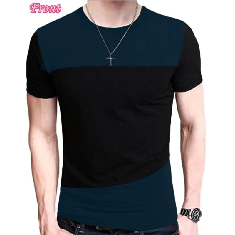 6 Designs Men's Slim Fit Crew Neck Short Sleeve Casual T-Shirt Tee Tops