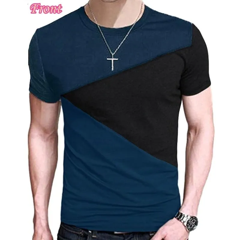 6 Designs Men's Slim Fit Crew Neck Short Sleeve Casual T-Shirt Tee Tops