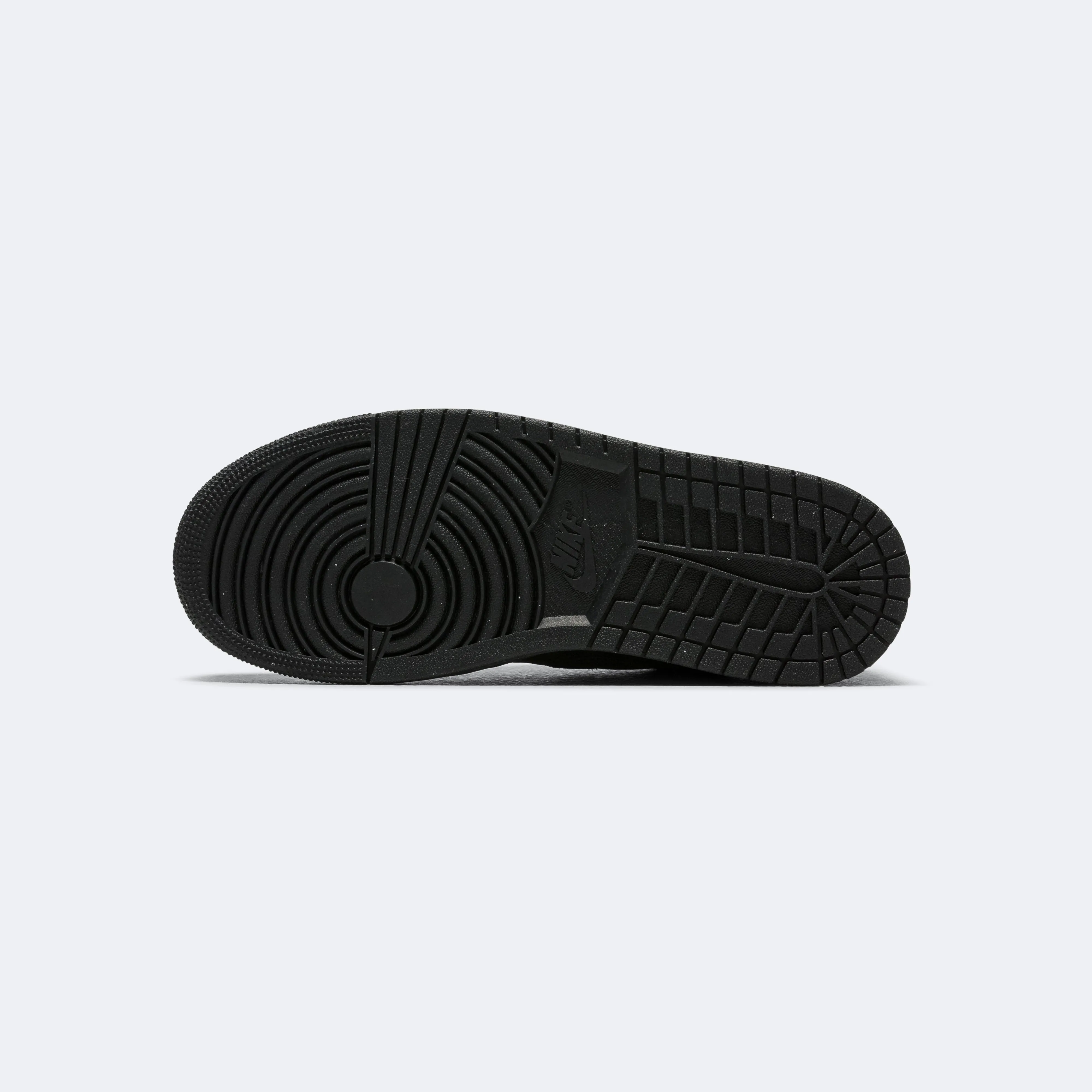 Craft Air Jordan 1 Low SE - Dark Smoke Grey/Black with Varsity Red Accents