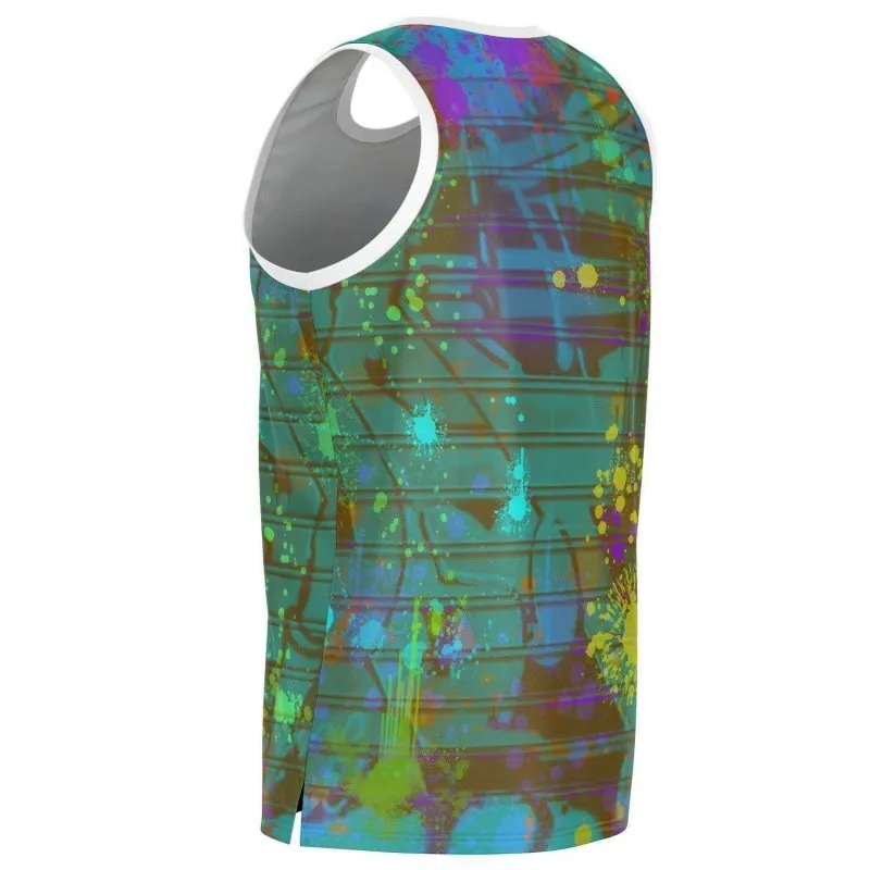 Basketball Jersey - Graffiti style