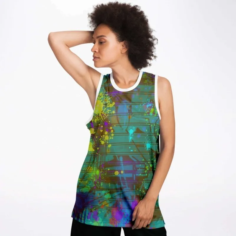 Basketball Jersey - Graffiti style