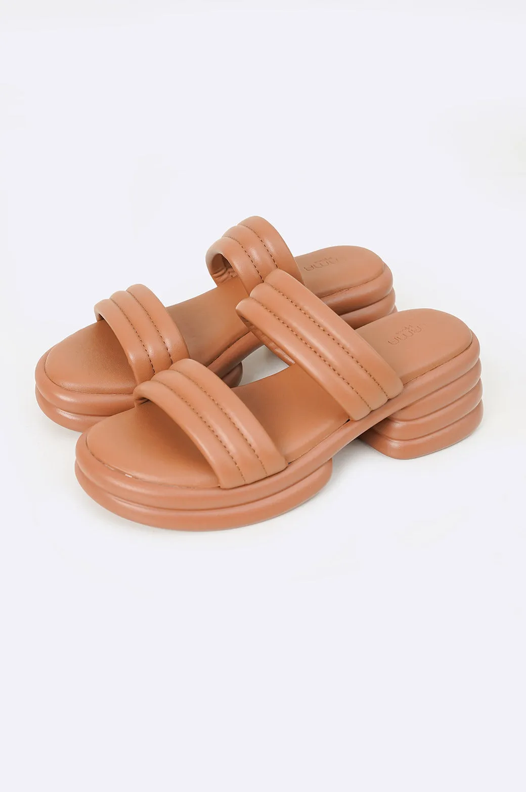 BLOCK BUBBLE HEELS