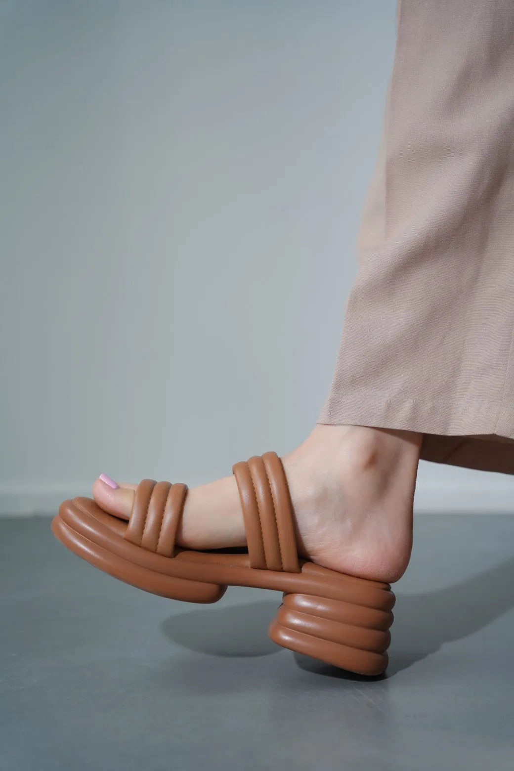 BLOCK BUBBLE HEELS