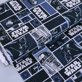 Blue Cotton - Star Wars - R2D2 and C3P0