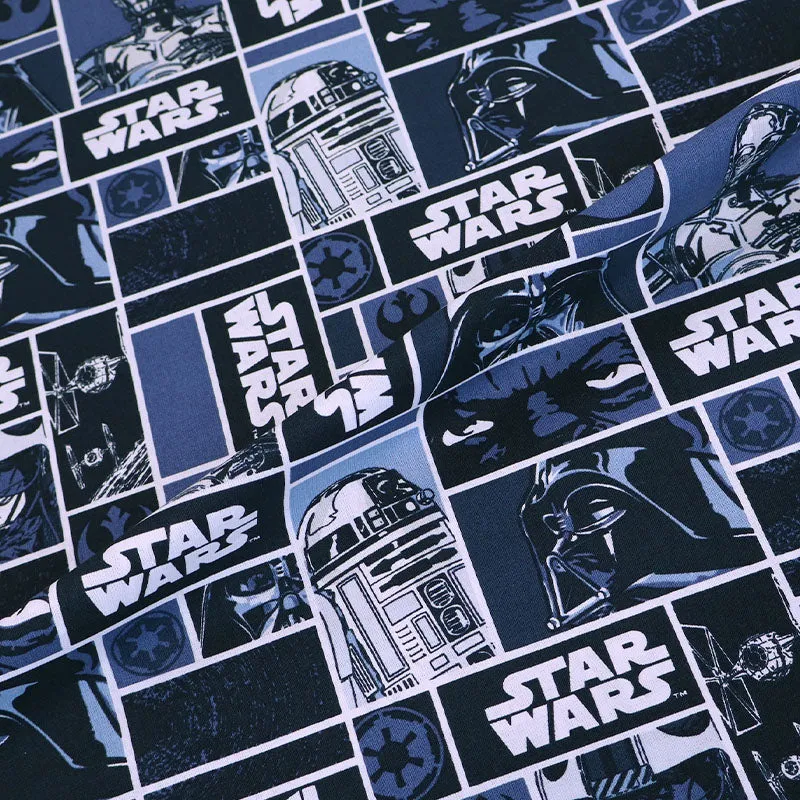 Blue Cotton - Star Wars - R2D2 and C3P0