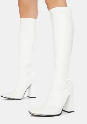 Caryn Knee High Heeled Boots
