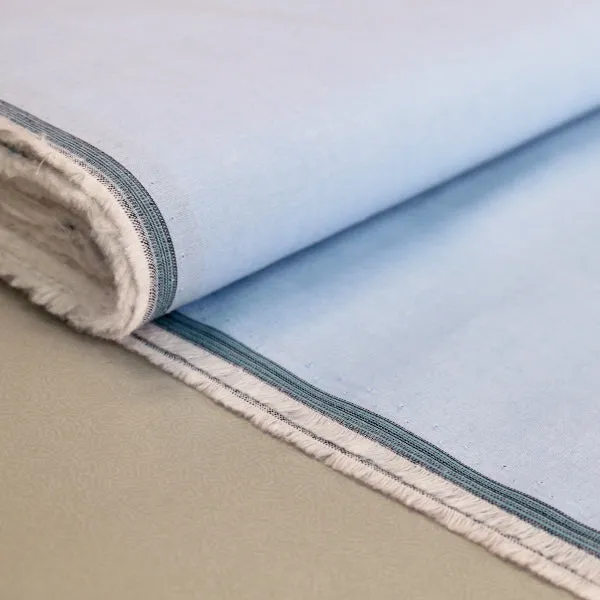 Chambray Cotton - Pale Blue