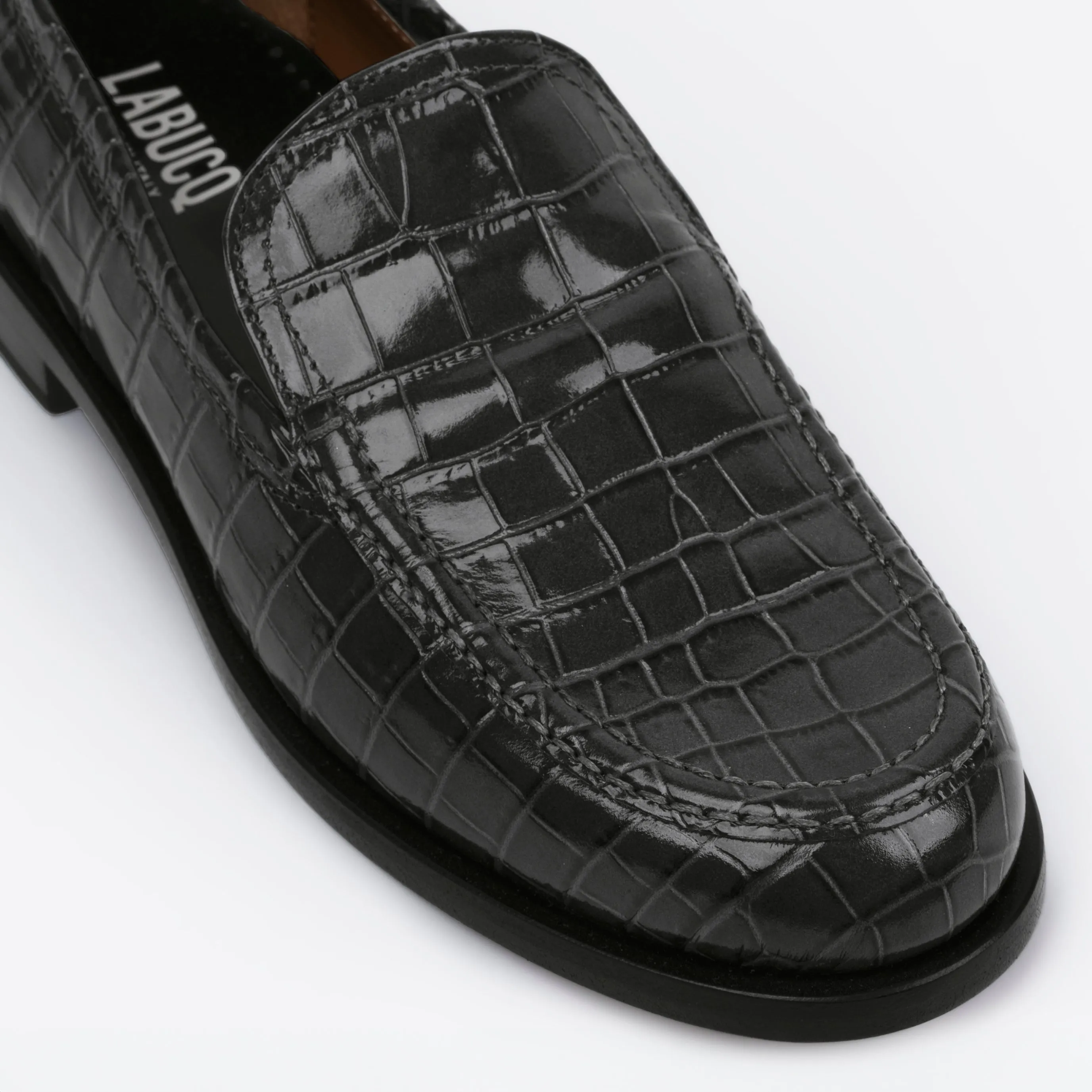 College Loafer Charcoal Crocco