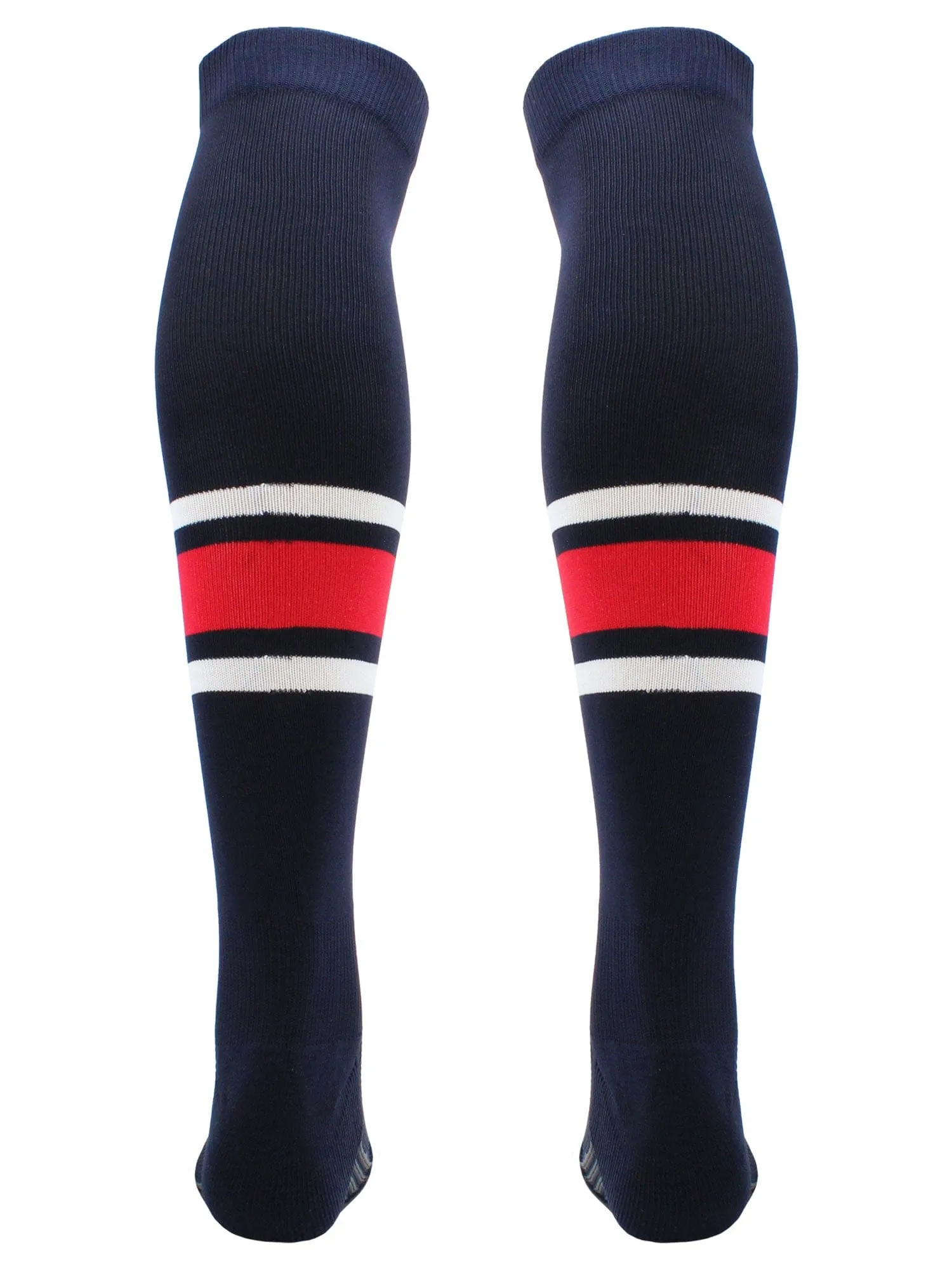 Dugout Striped Over the Knee Baseball Socks Pattern E
