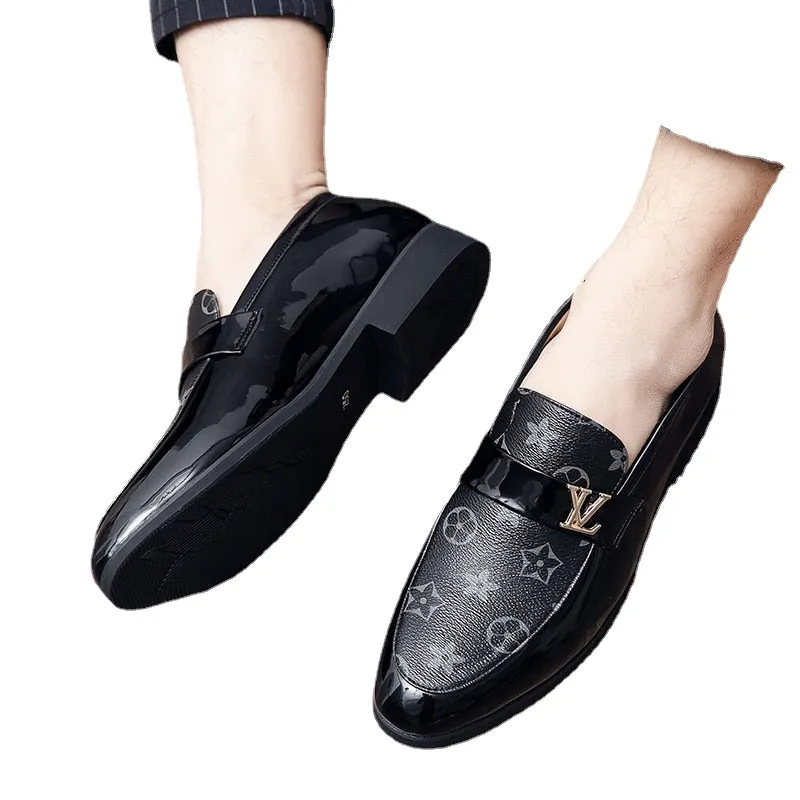 Formal Dress Shoes Male Office Party Wedding Shoes Business Luxury Leather Shoes Casual Shoes Breathable Leather Driving Shoes