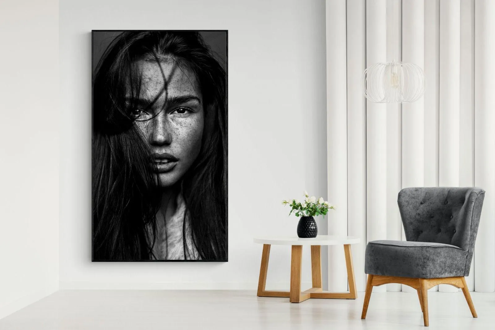 Freckled Elegance