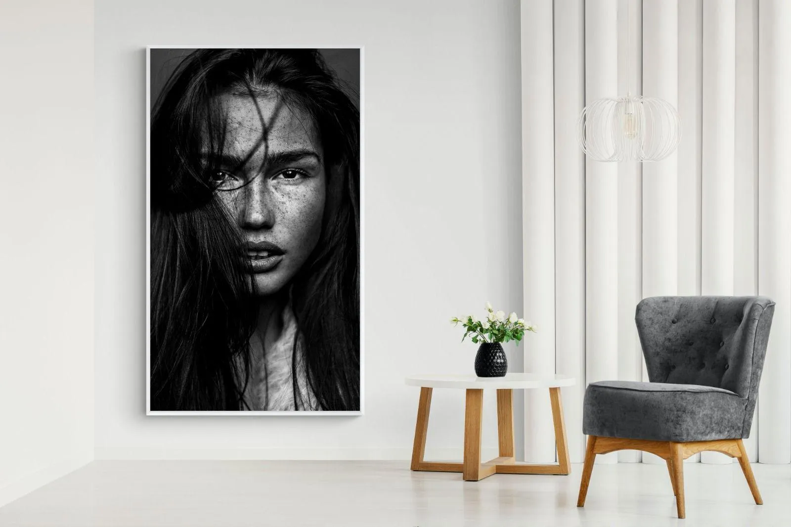 Freckled Elegance