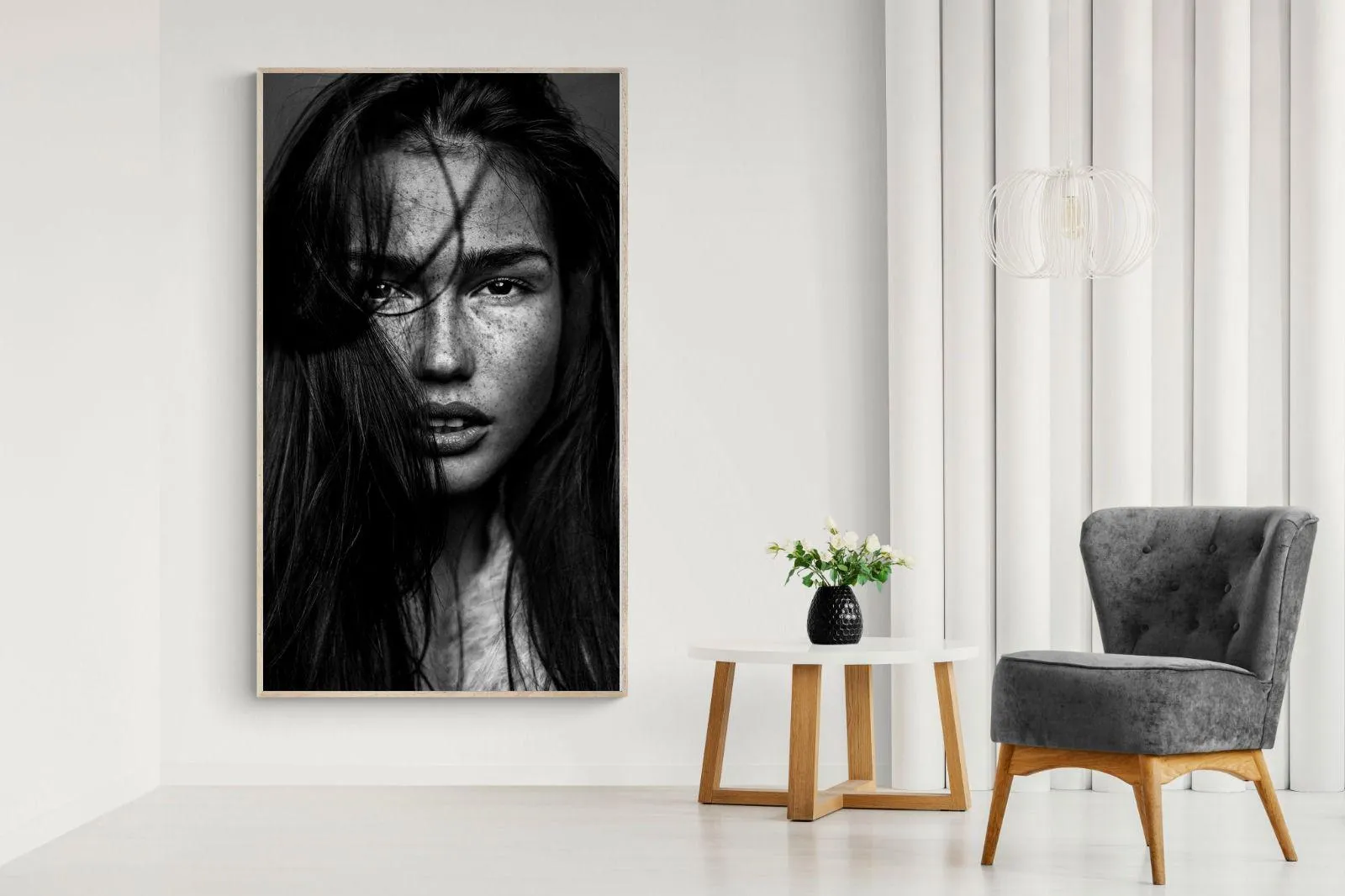 Freckled Elegance