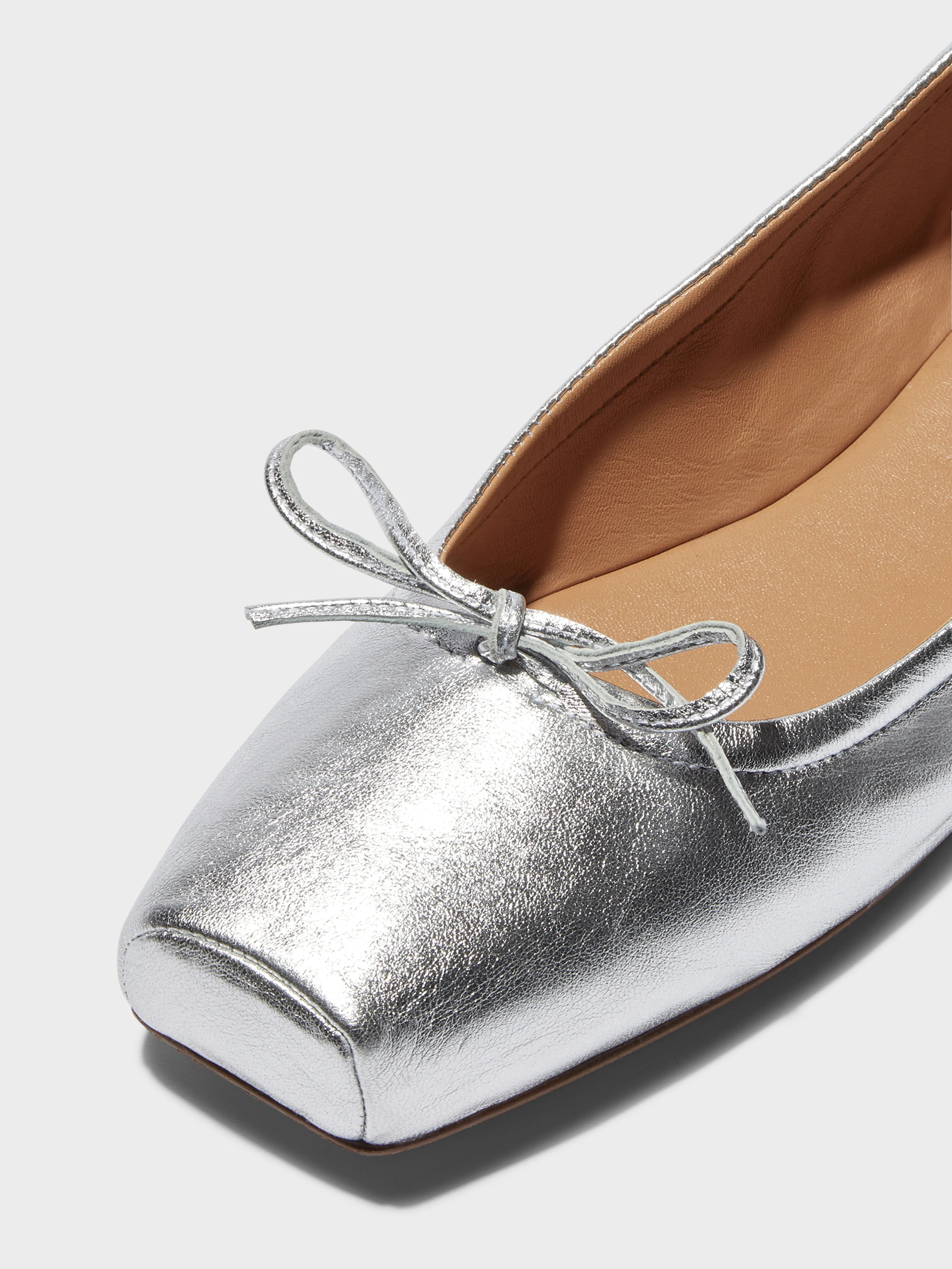 Gabriella Leather Ballet Flats