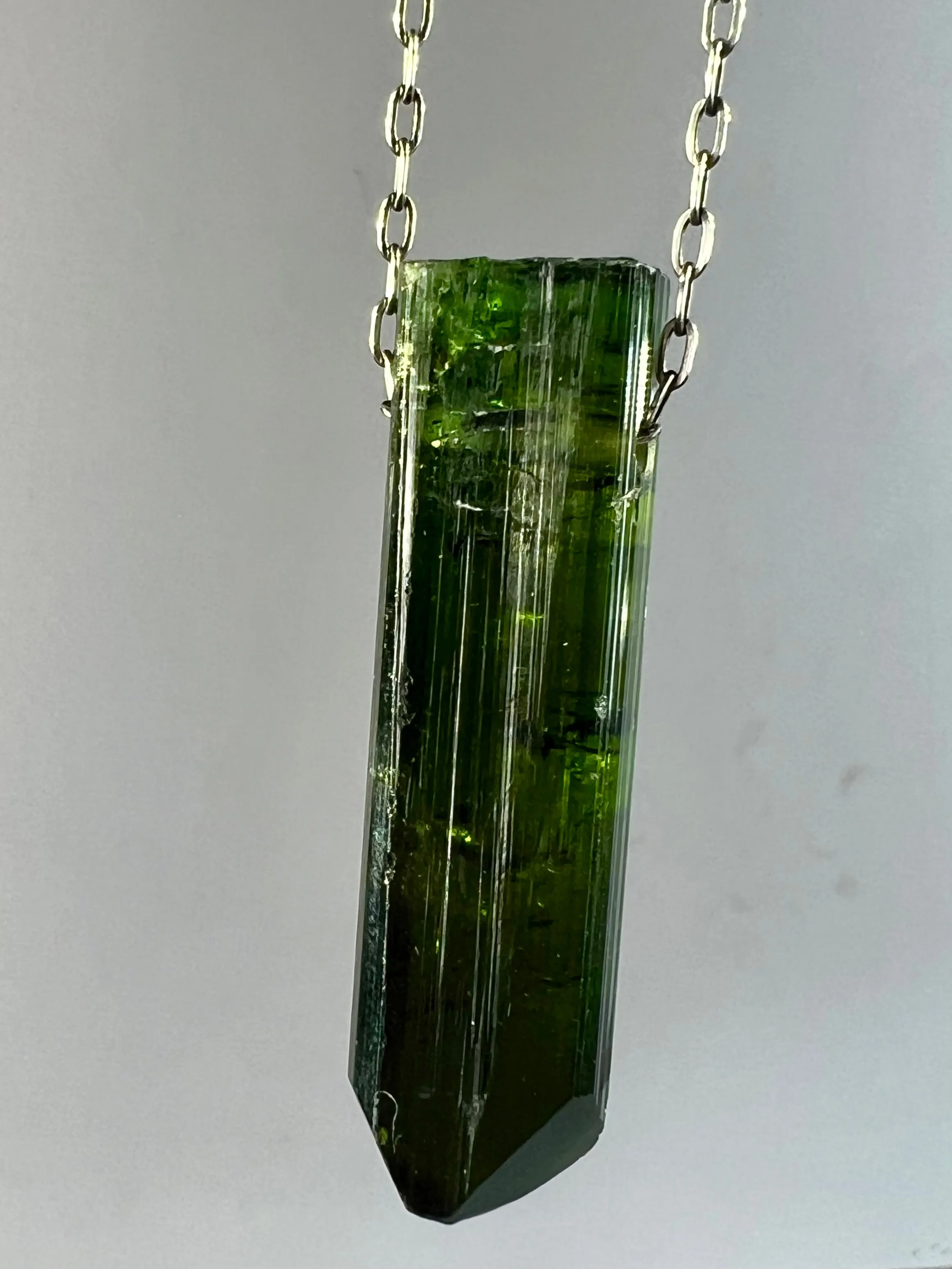 Green Tourmaline Necklace