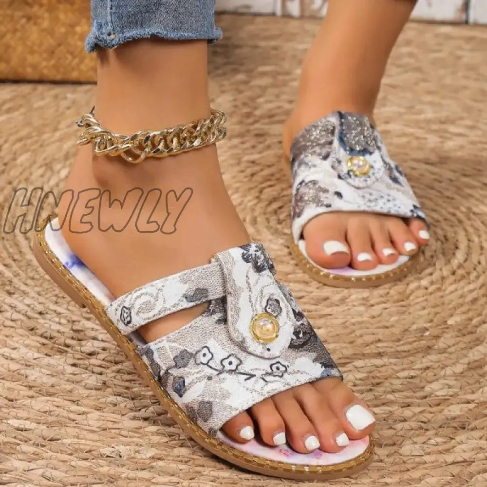 Hnewly - Pink Casual Patchwork Round Comfortable Shoes