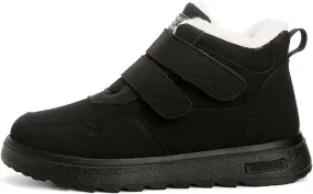 Kids Fr Lined Ankle Snow Boots Girls Boys Toddler Insulated Warm Fleece Winter Sneakers High Top Hiking Trainers