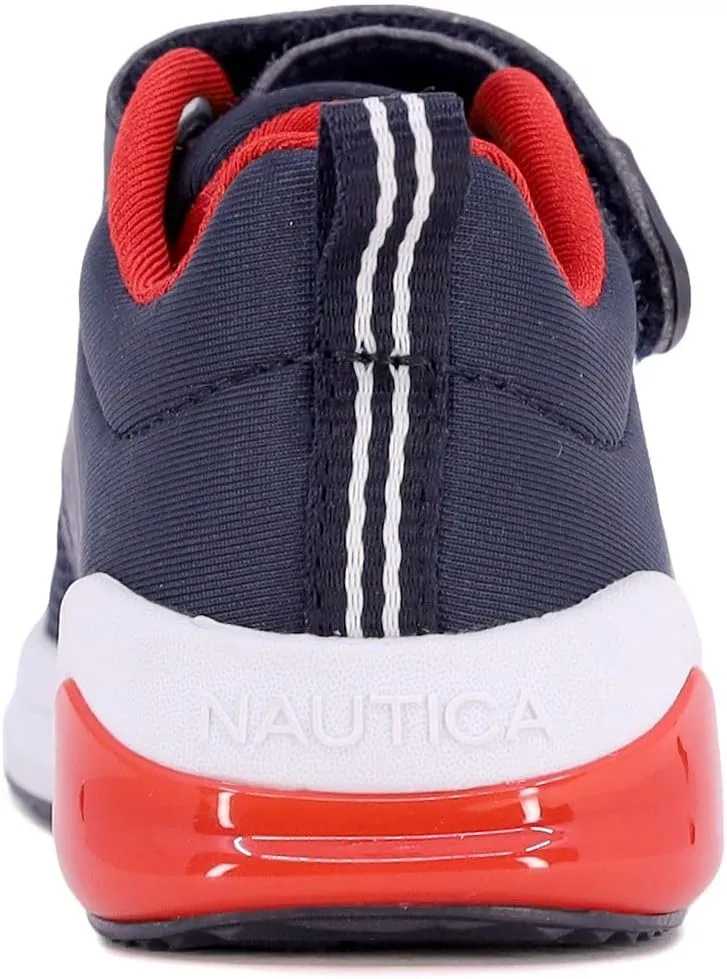 Nautica Kids' Light-Up Flashing Sneaker Athletic Running Shoes with Strap | Fashionable and Fun for Boys and Girls | Available in Toddler and Little Kid Sizes