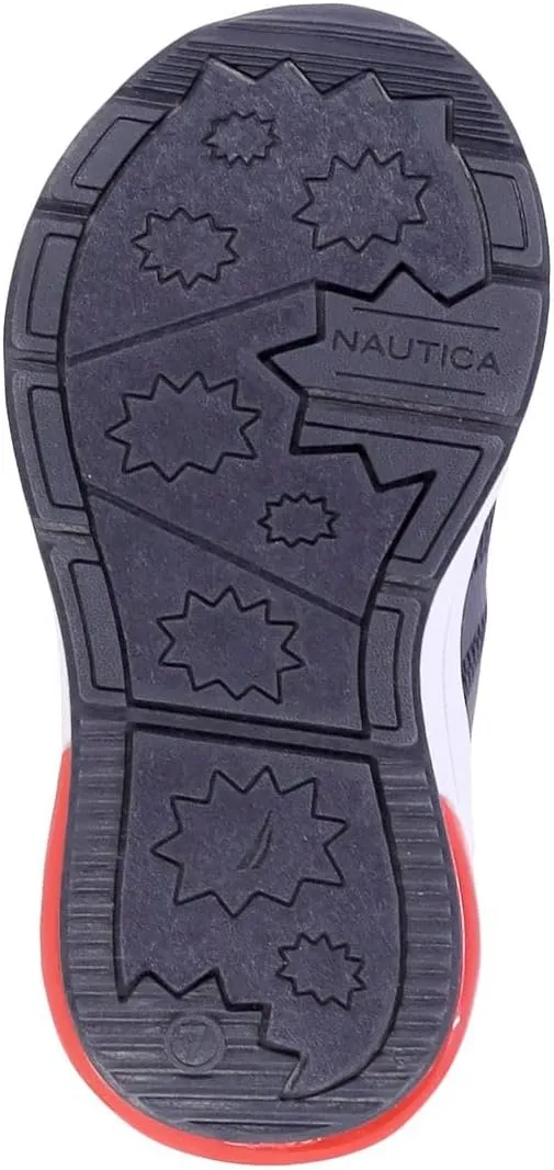 Nautica Kids' Light-Up Flashing Sneaker Athletic Running Shoes with Strap | Fashionable and Fun for Boys and Girls | Available in Toddler and Little Kid Sizes