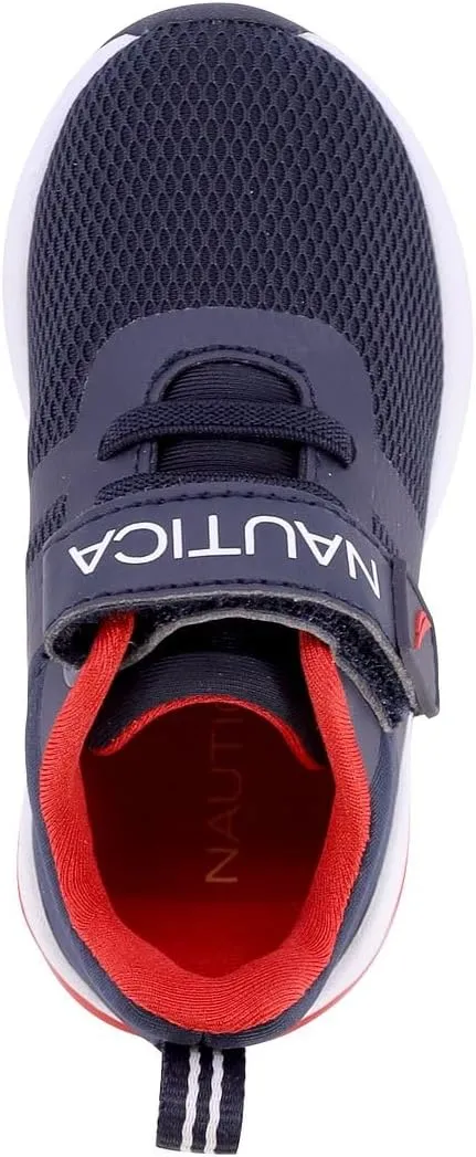 Nautica Kids' Light-Up Flashing Sneaker Athletic Running Shoes with Strap | Fashionable and Fun for Boys and Girls | Available in Toddler and Little Kid Sizes