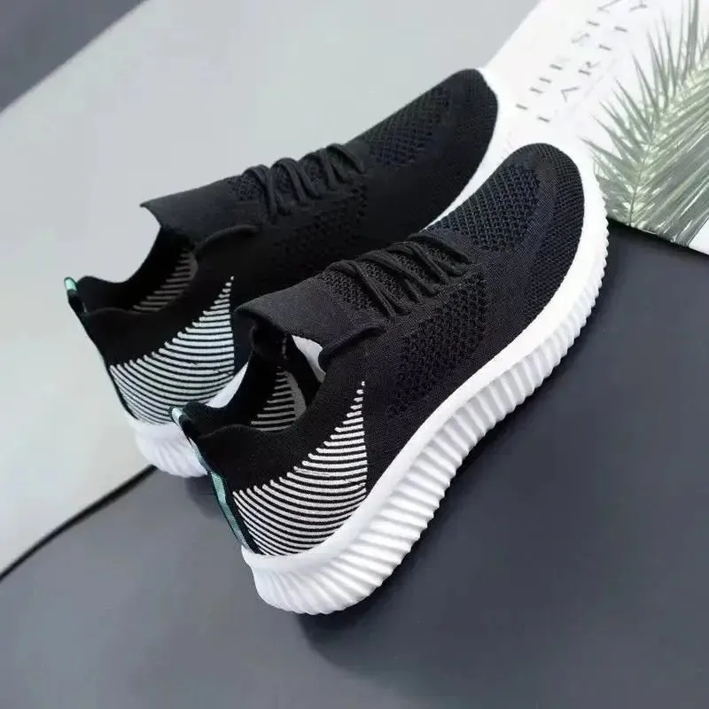 New Spring and Summer Women's Sneakers Fashionable All-Match Running Shoes Mesh Breathable Casual Female Students
