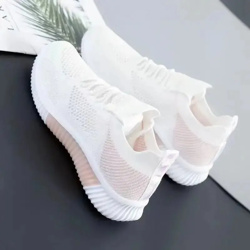 New Spring and Summer Women's Sneakers Fashionable All-Match Running Shoes Mesh Breathable Casual Female Students