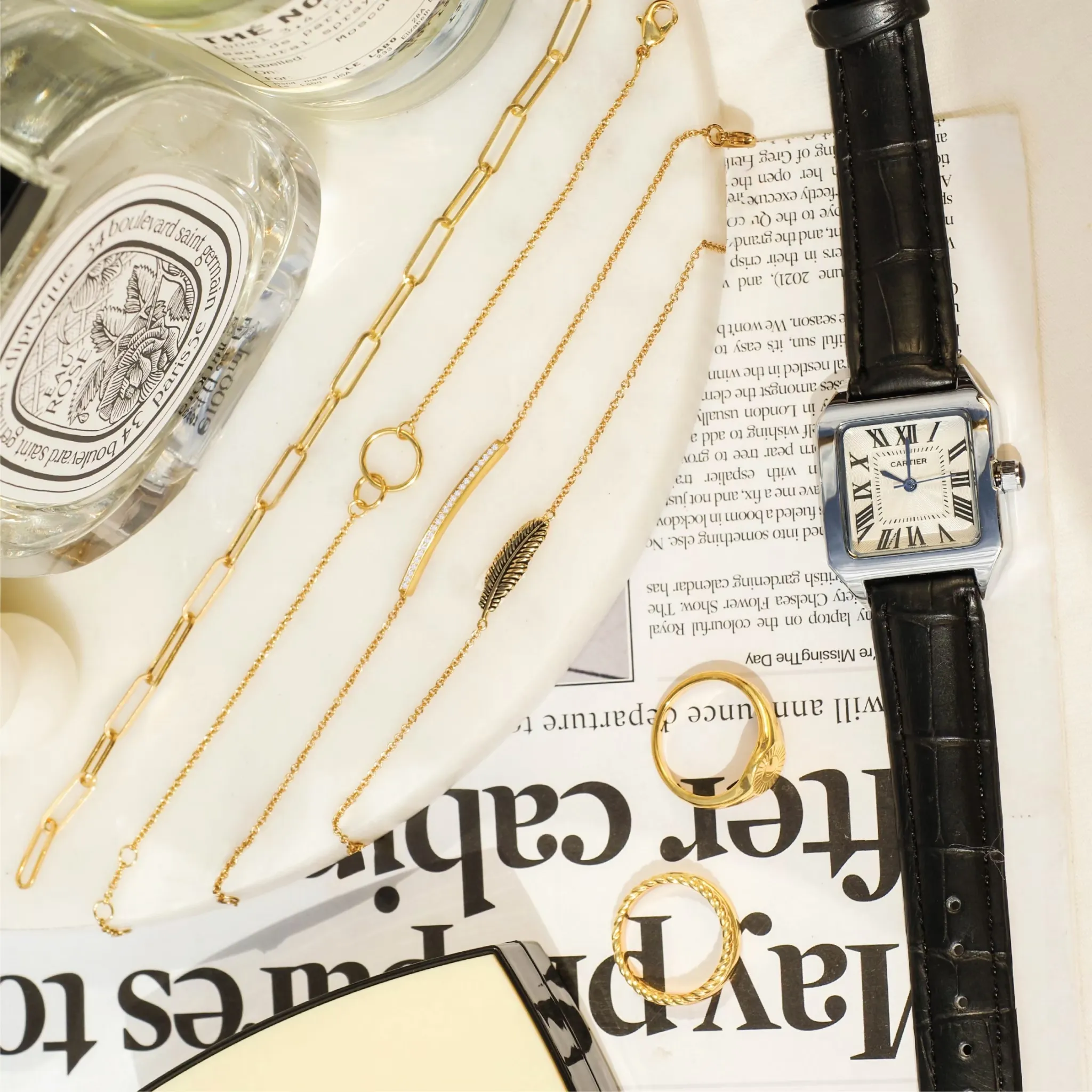 Sleek Crystal Bar Braclet