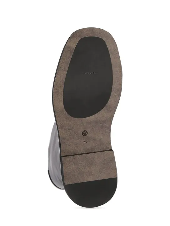 The Row   Ranger Tubo leather boots 