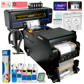 Uninet 4300 Direct To Film (DTF) 17" Roll Printer, Training & Shaker Bundle